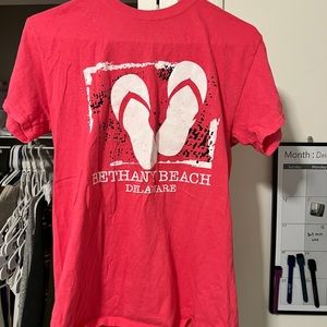 bethany beach pink tshirt